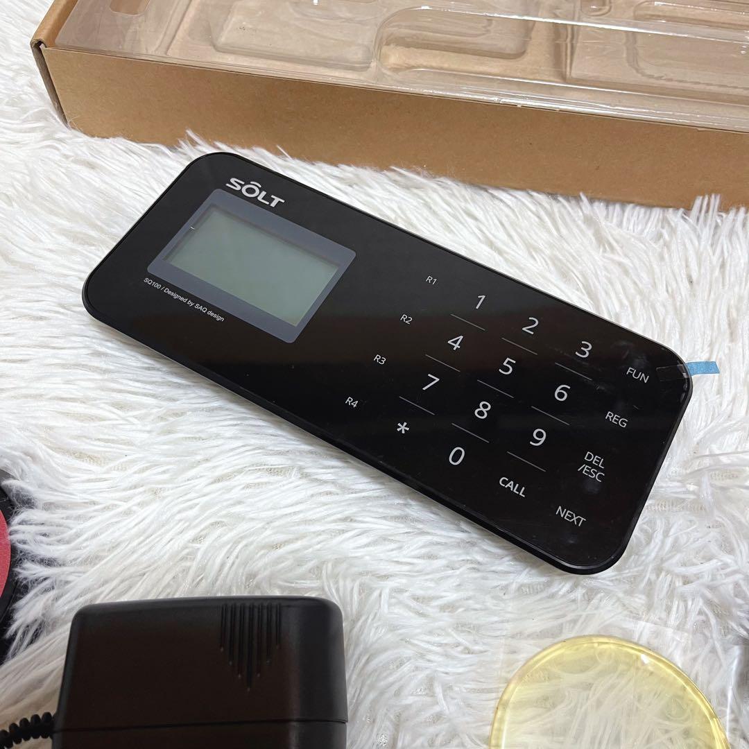 SOLT SQ100 ワイヤレスチャイム 送信機2台+充電器2台+受信機7台