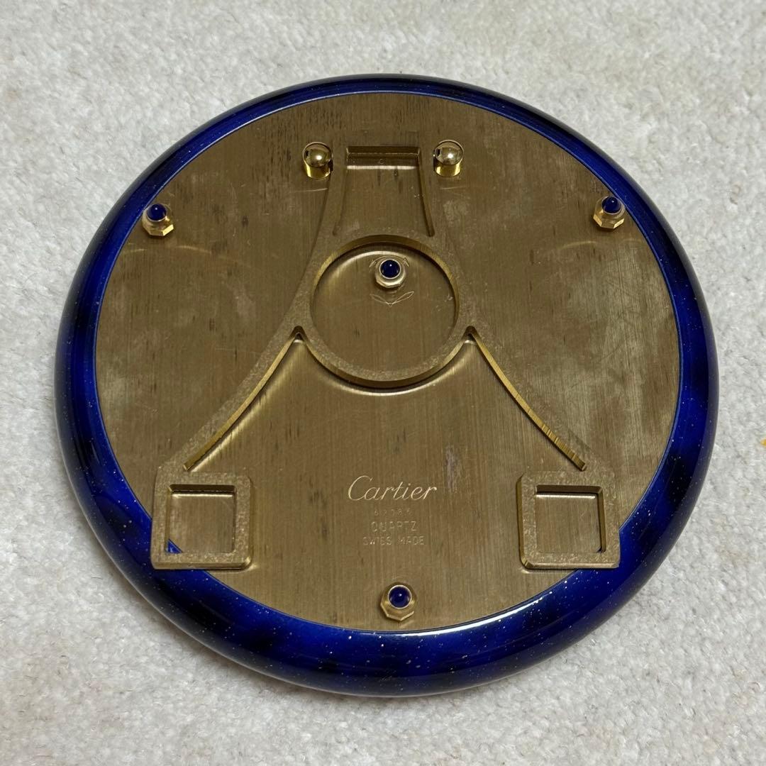 Cartier カルティエ　ラピス　クォーツ QUARTZ 置時計　動作確認済