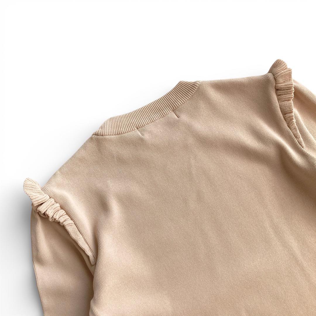 ボーダーズアットバルコニー BASIC BORDER TOP フリル レーヨン