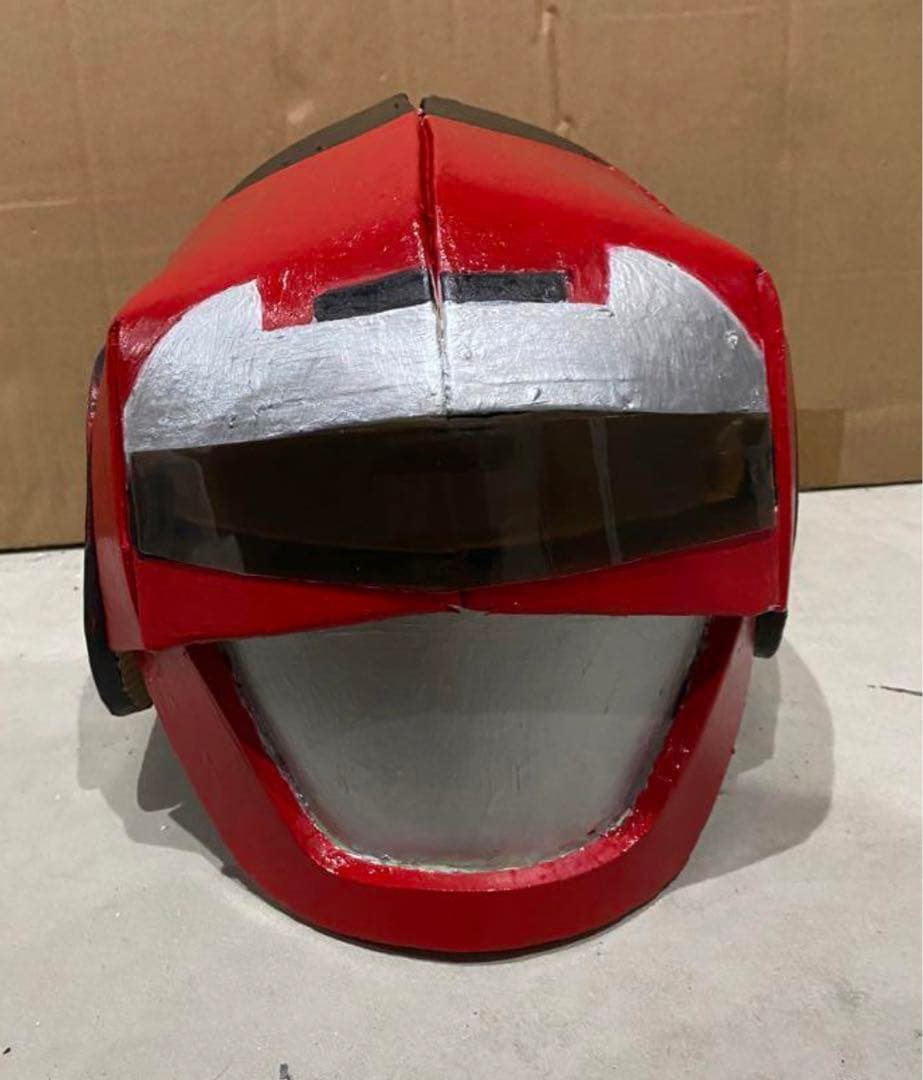 戦隊風レッド　特撮ヒーロー　ガワコスマスク