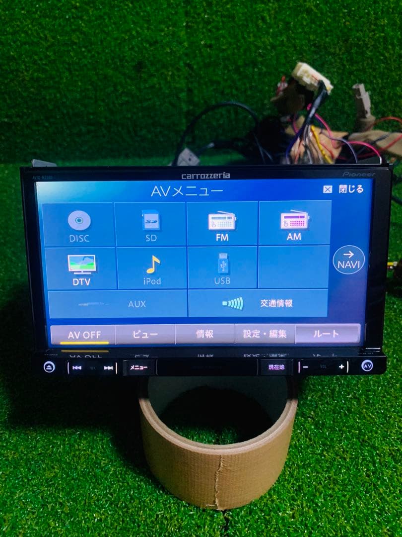 パイオニア AVIC-RZ300 ナビ ワンセグ。地図データ2016年