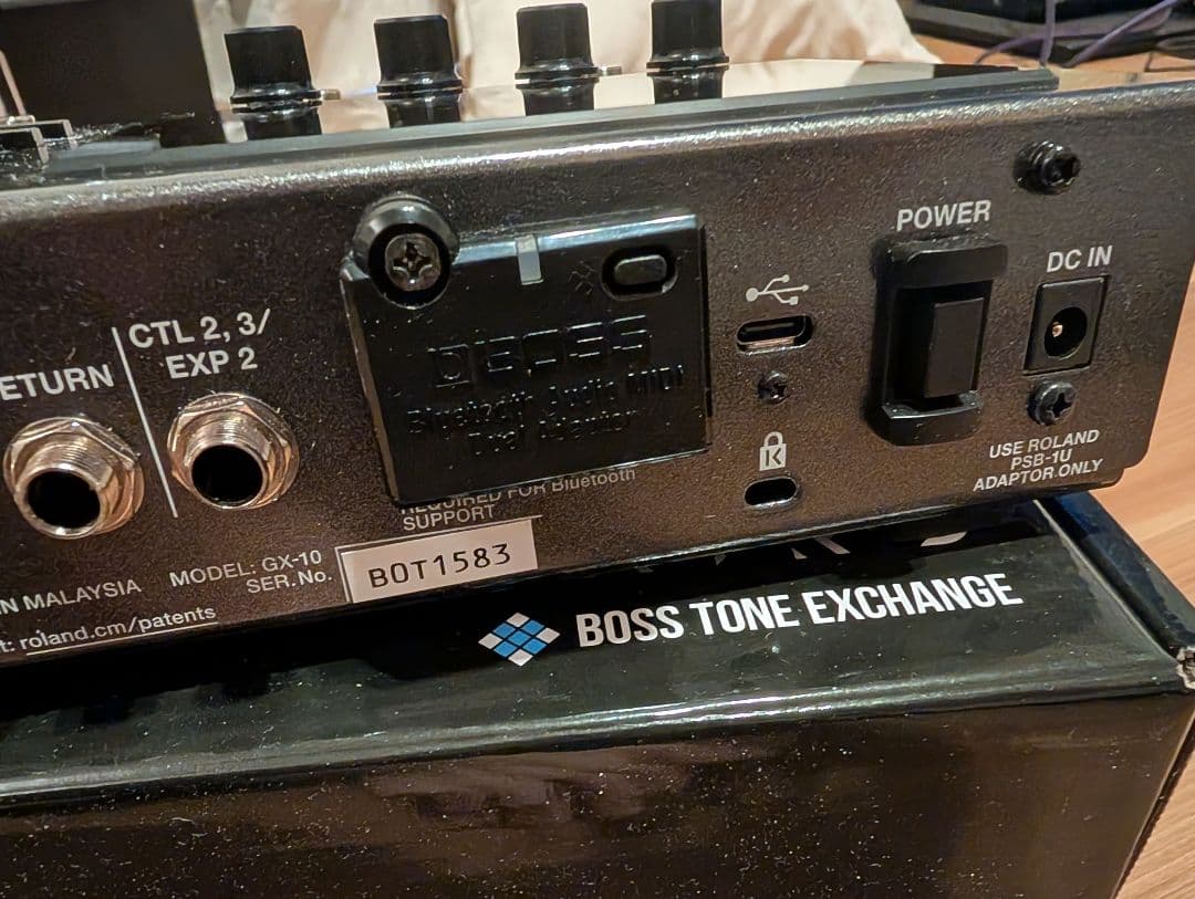 Boss GX-10 マルチエフェクター buletoothアダプター付