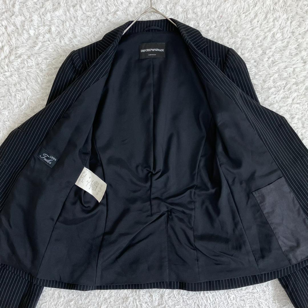 美品✨エンポリオアルマーニ セットアップ スーツ パンツ 大きいサイズ 42 黒