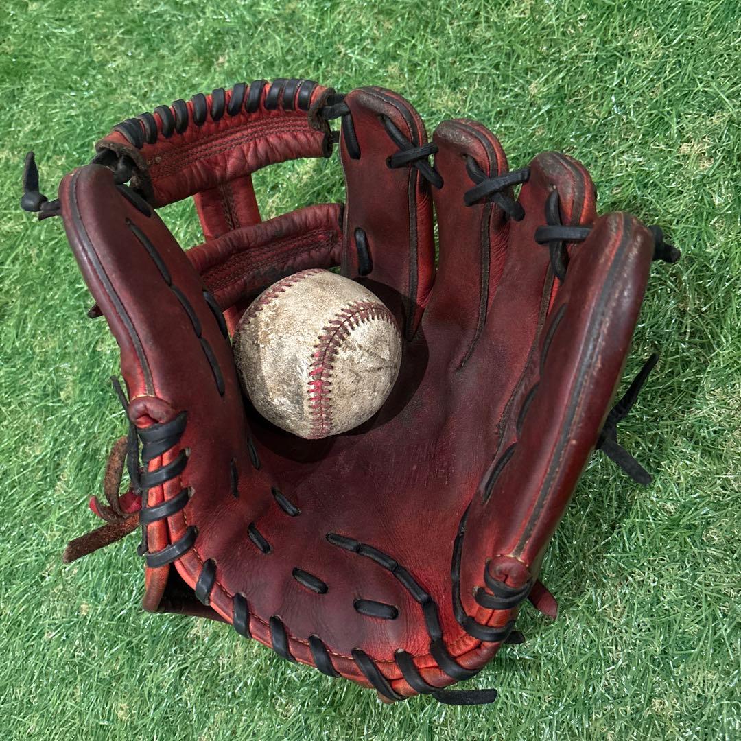 和牛JB　硬式用グラブ　JB-J005 パワーオレンジ