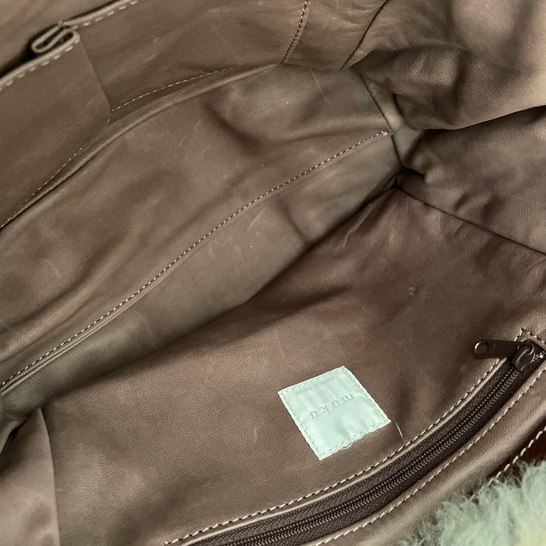 muku ムクLES PETITS LUXE ムートン トートバッグ