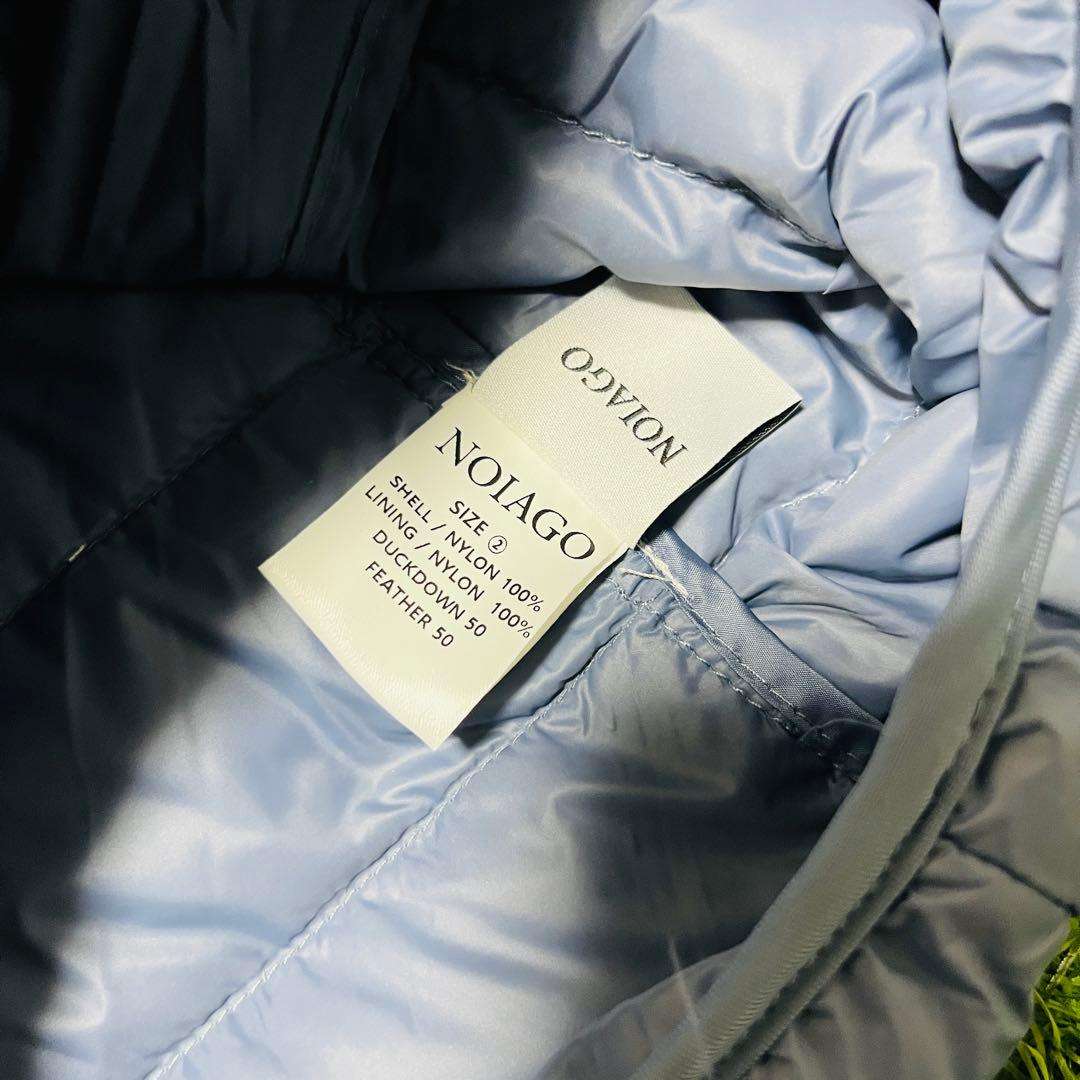 シルエット抜群⭕️ noiago puff down jacket parka