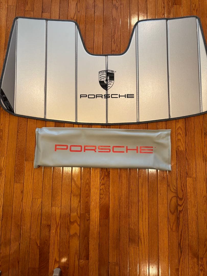 Porsche サンシェード ロゴ入り シルバー