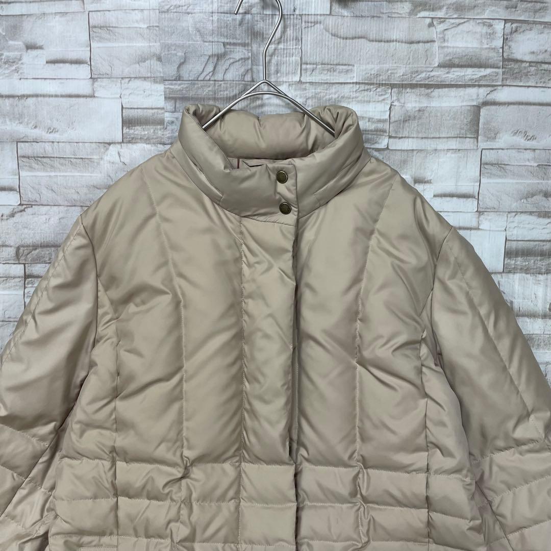 バーバリーロンドン★ダウンジャケット　ベージュ　大きいサイズ　ノバチェック　46