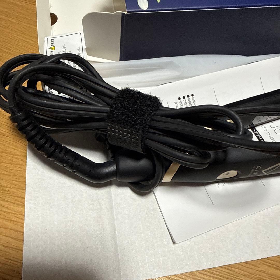 絹女　ストレートヘアアイロン　DS200-BK