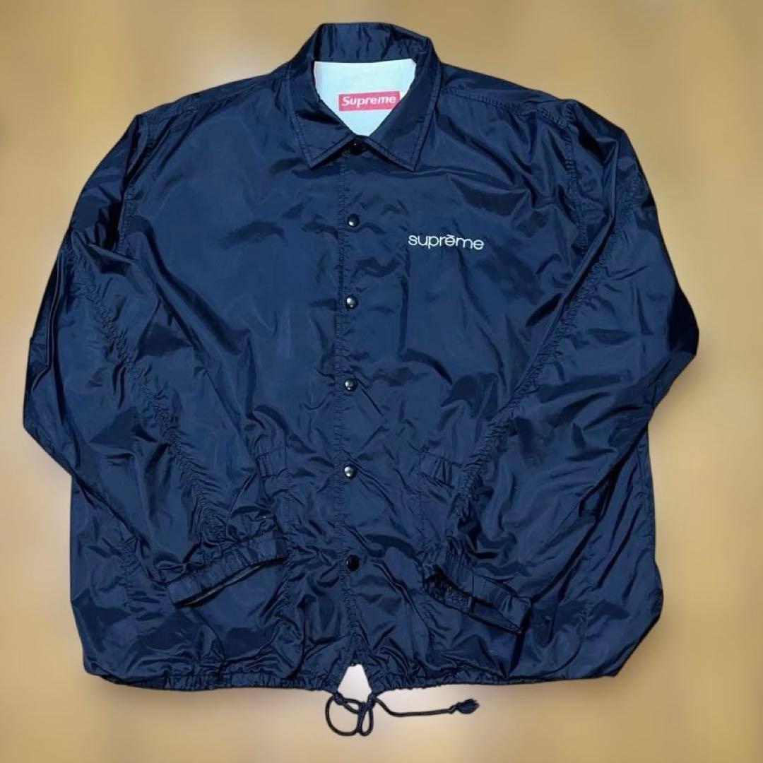 だ*な様 Supremeコーチングジャケット USA製ブラック