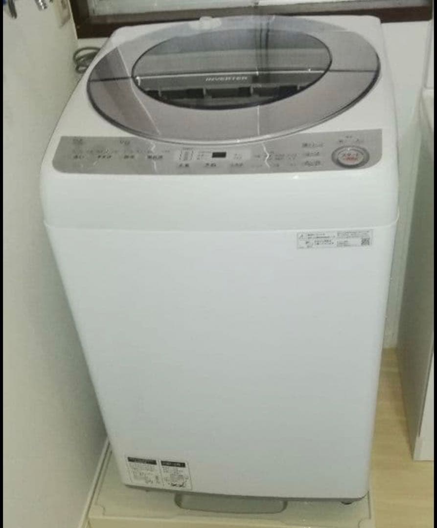 SHARP 縦型洗濯機　ES-GV8C 2018年製　8キロ