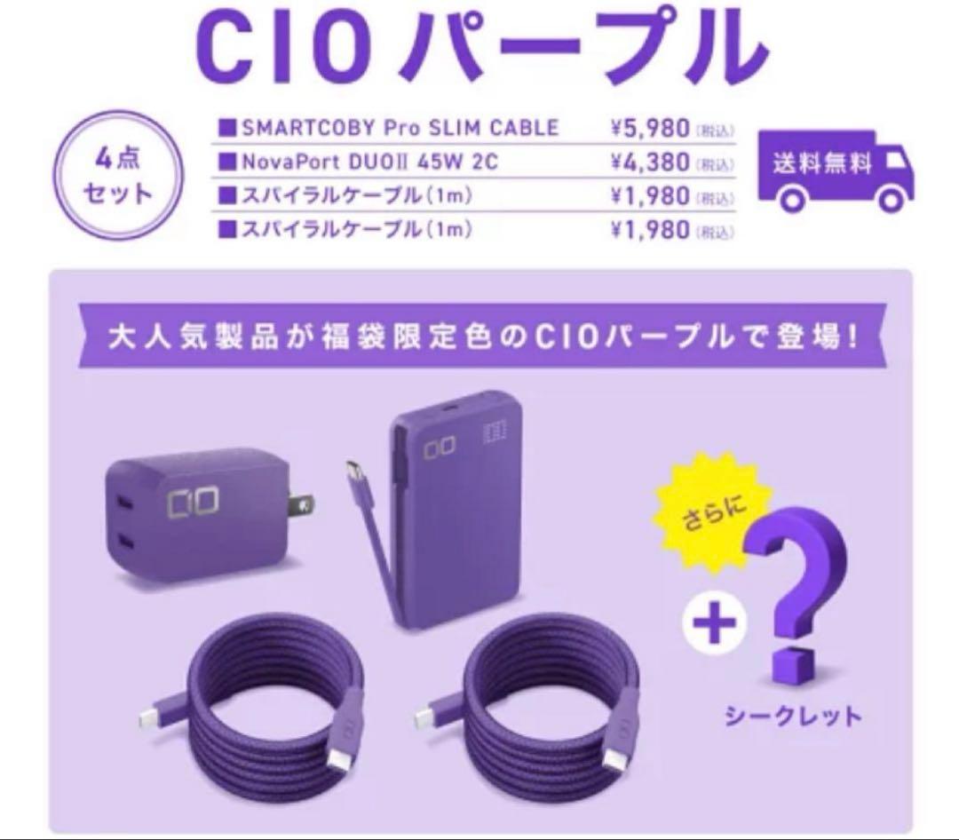 CIOの特別版ハッピーバッグ　　パープル