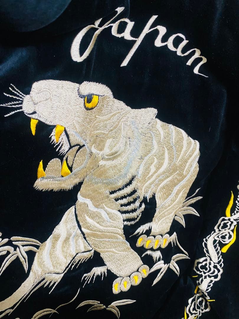 美品 テーラー東洋 ２面用 別珍 虎 龍 日本限定 スカジャン Unisex