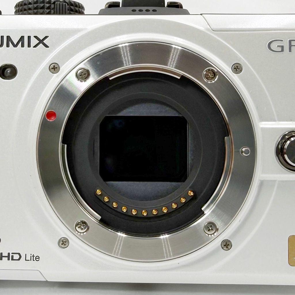 パナソニック DMC-GF1 ボディ シェルホワイト ミラーレス カメラ 中古