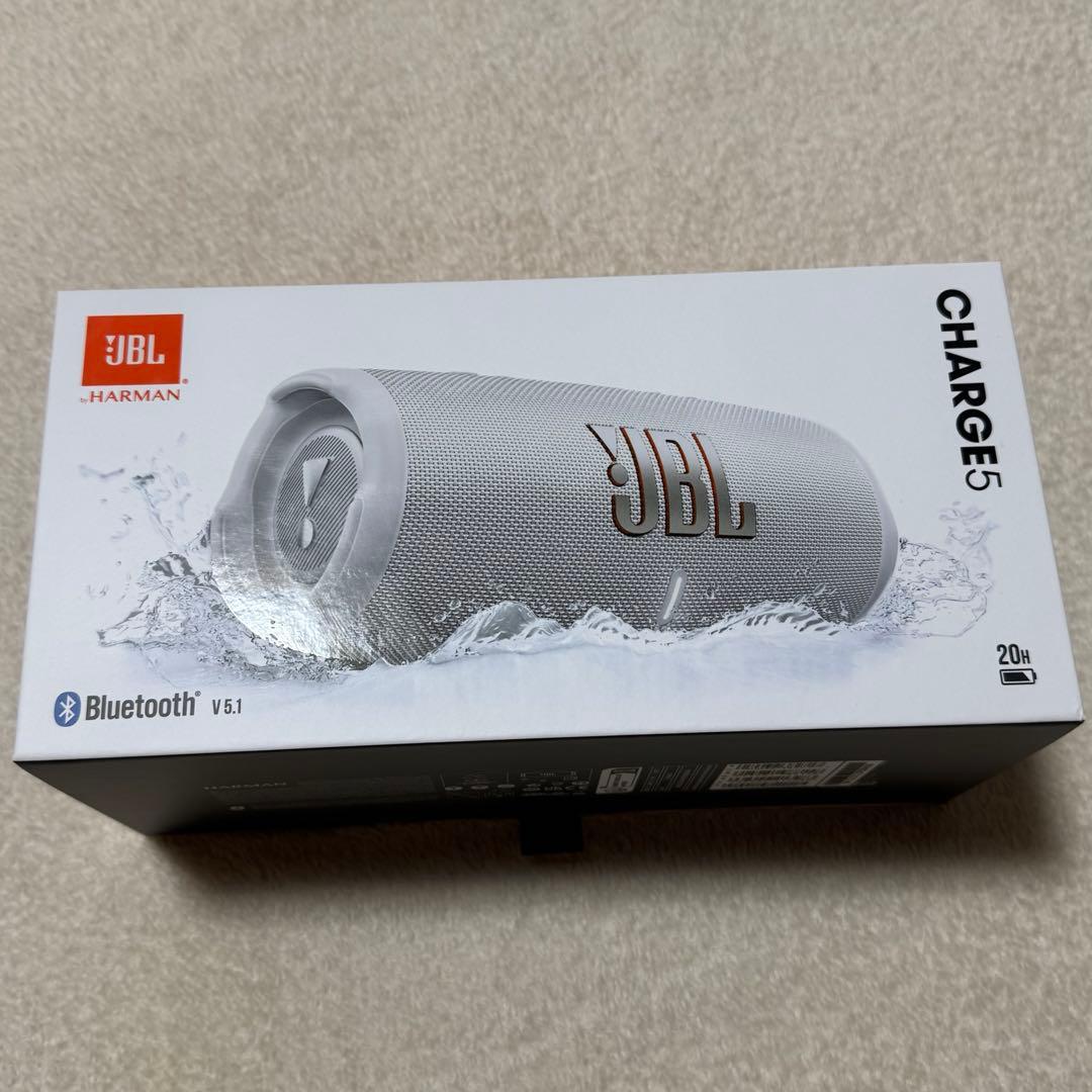 JBL CHARGE5 公式限定カラーホワイト 特別ラッピング仕様完全未開封新品