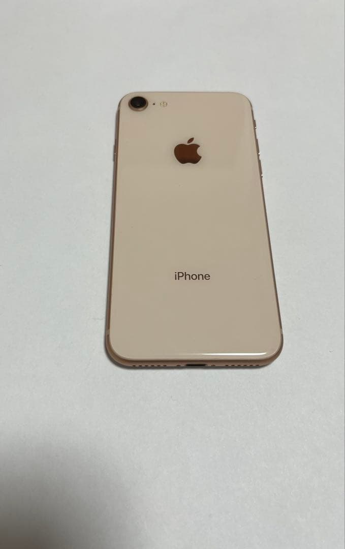 Apple iPhone 8 ゴールド フィルム画面傷あり