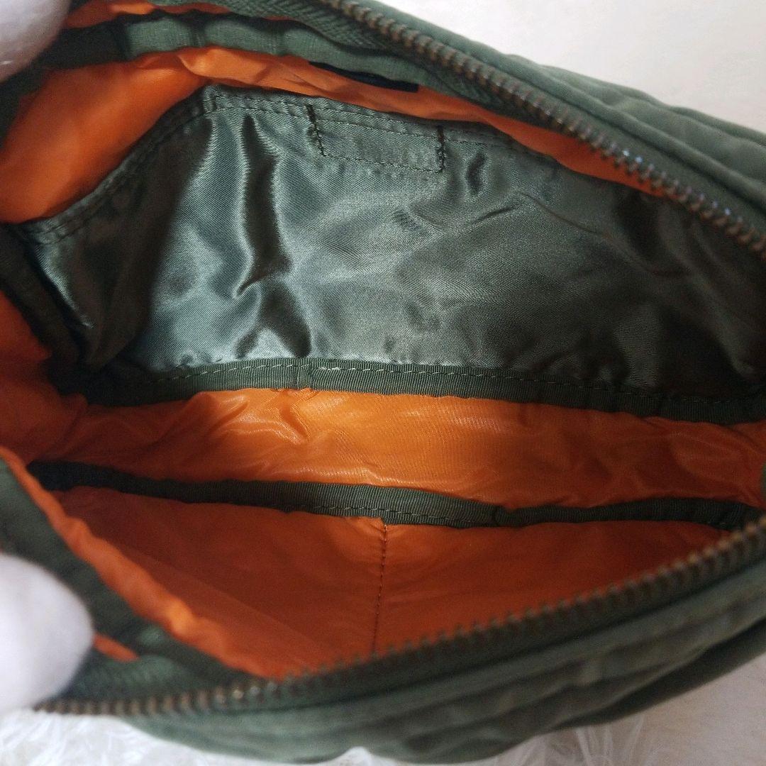 【美品】ポーター　PORTER　タンカー　ボディバッグ　セージグリーン　希少