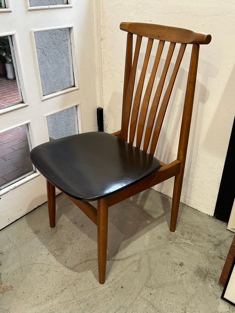 貴重!! 60s 70s ビンテージ 飛騨家具 日進木工　ウッドチェア ②