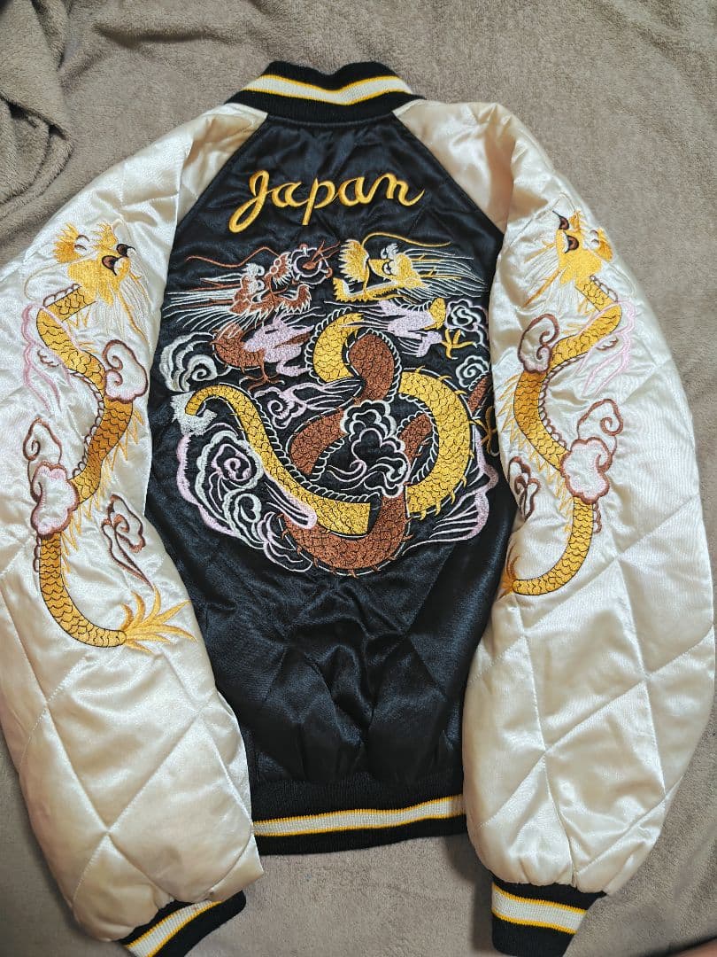 HOUSTON 飛有襟 スカジャン 日本限定　サテン　vintage