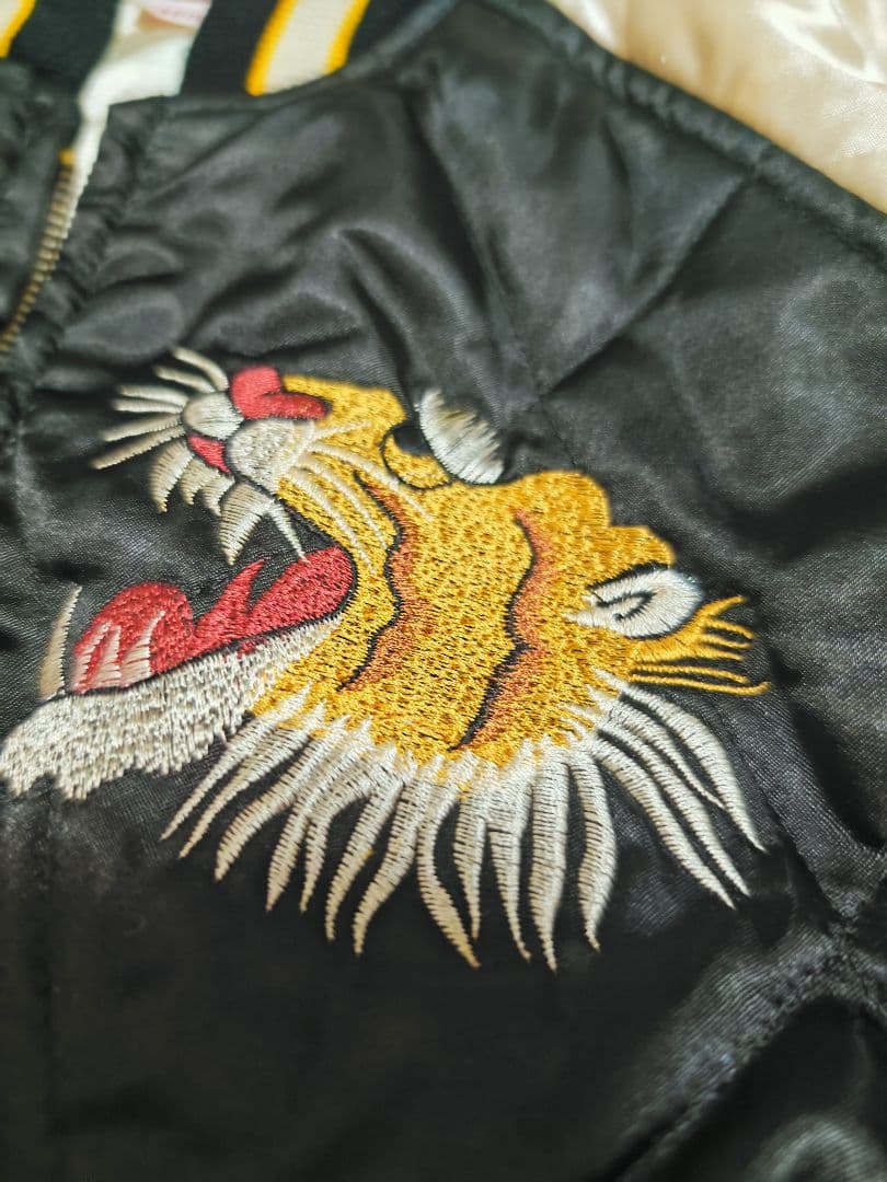 HOUSTON 飛有襟 スカジャン 日本限定　サテン　vintage