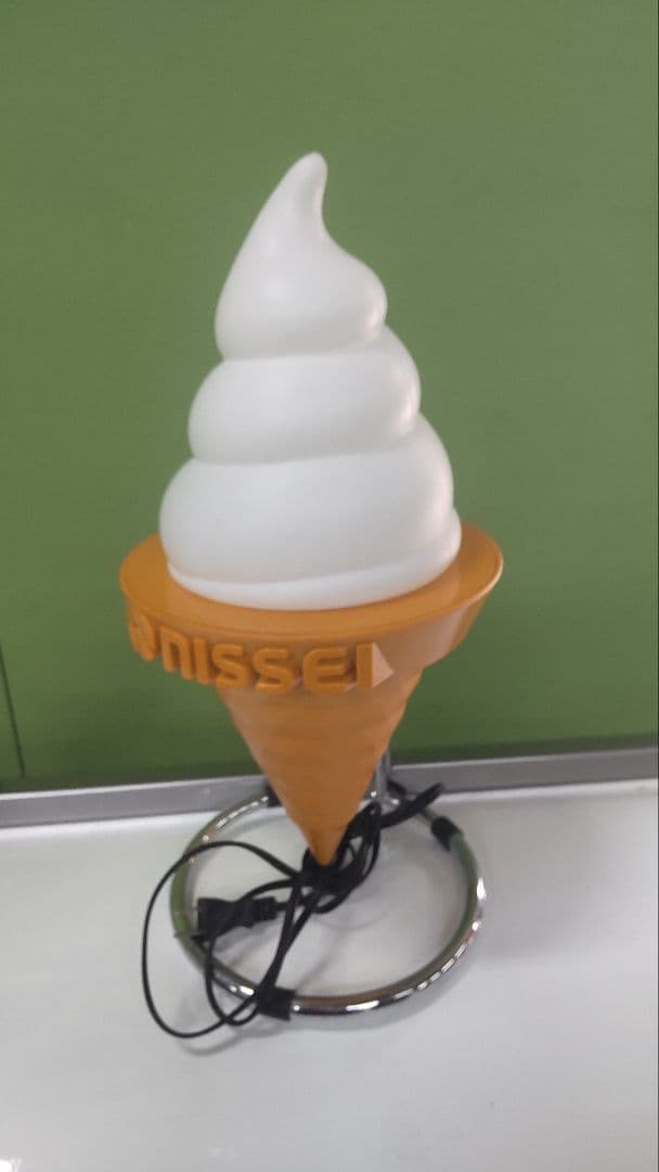 中古　良品　日世　ソフトクリーム　照明看板　ミニ