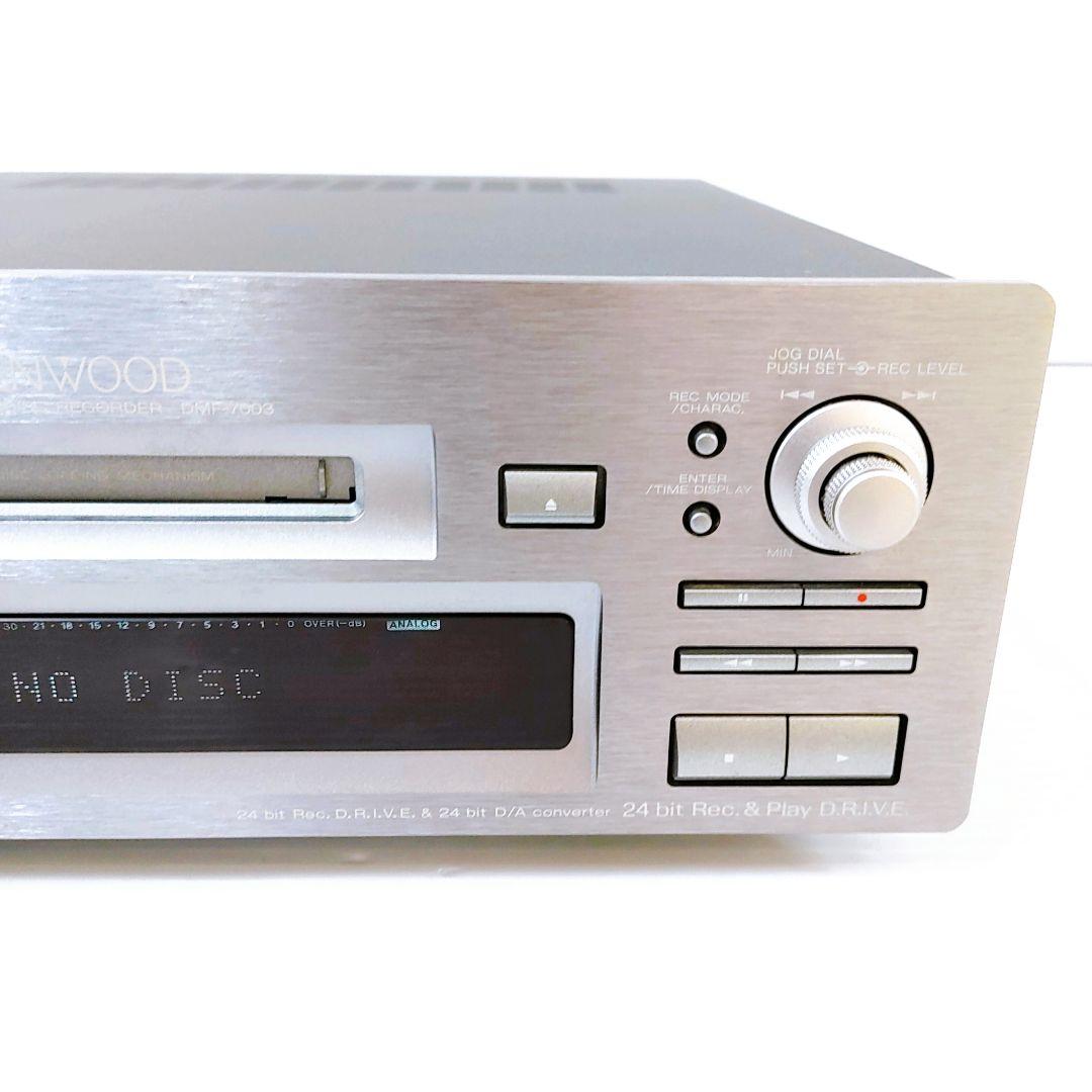 動作品　KENWOOD DMF-7003 ケンウッド MDデッキ MDレコーダー