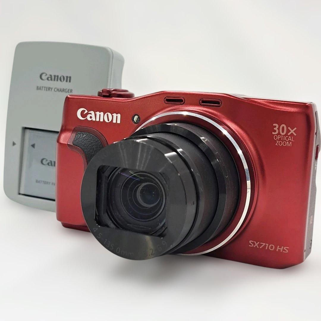 Canon Power Shot SX710HS デジタルカメラ レッド 稼働品