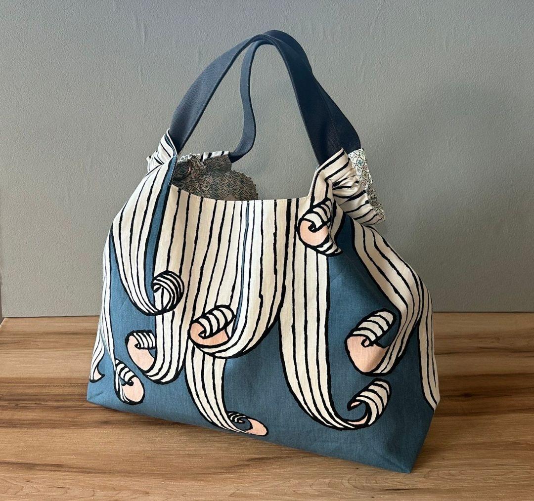 【いたち様オーダー】ミナペルホネンハンドメイドシャーリングバッグ