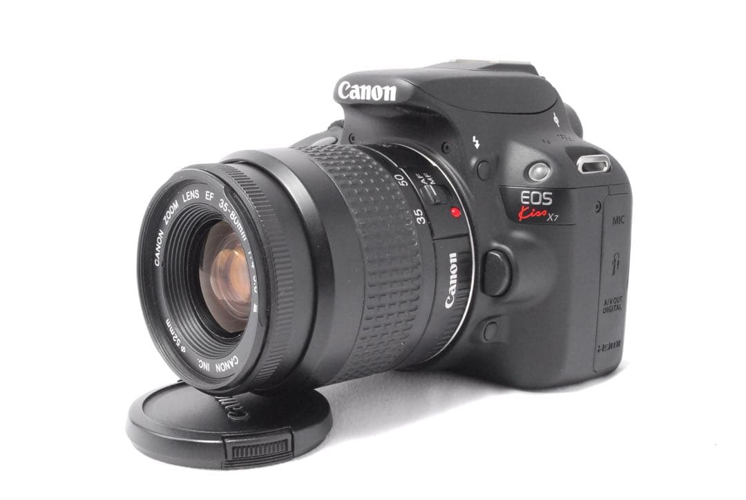 スマホ転送OK✨Canon Kiss X7✨ダブルレンズ✨美品✨超軽量✨高画質✨