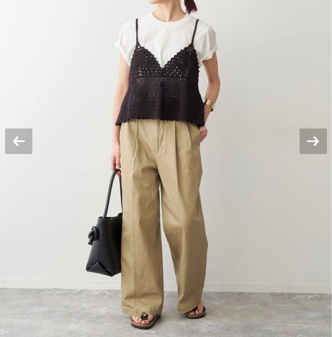 Spick and Span クロシェニットキャ ミソール　新品