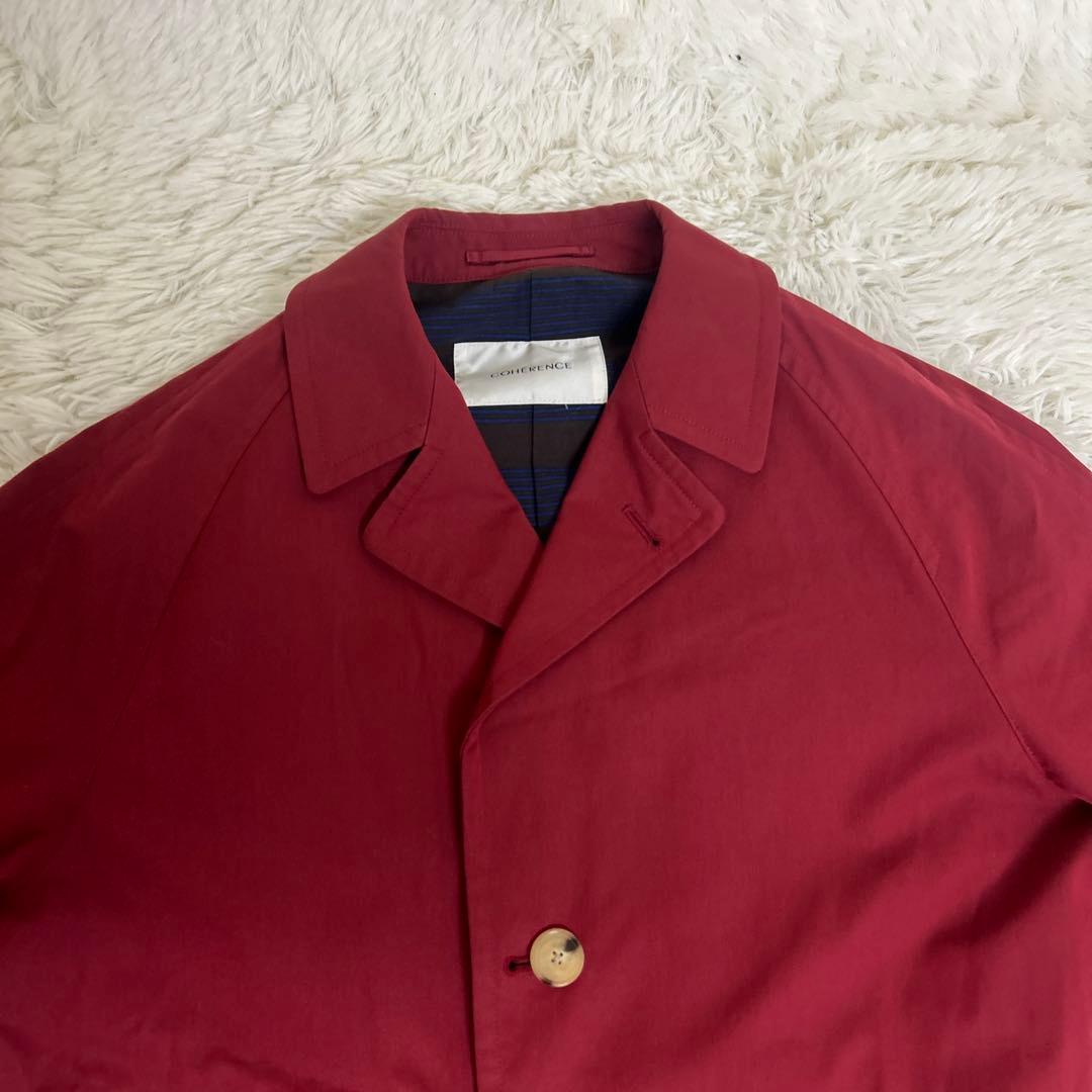 【美品】COHERENCE corbⅡ コヒーレンス　コート sizeM 赤系