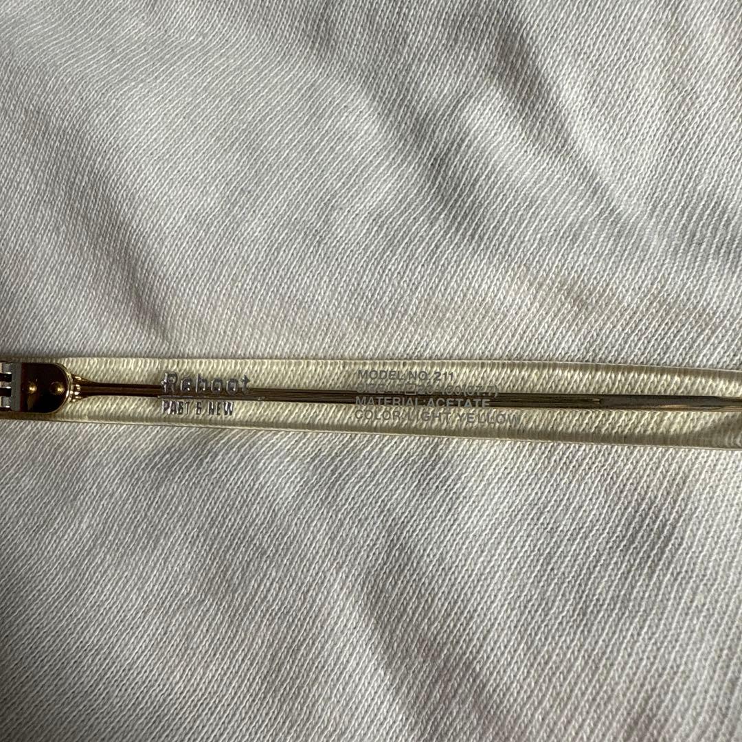 reboot クリアフレーム サングラス