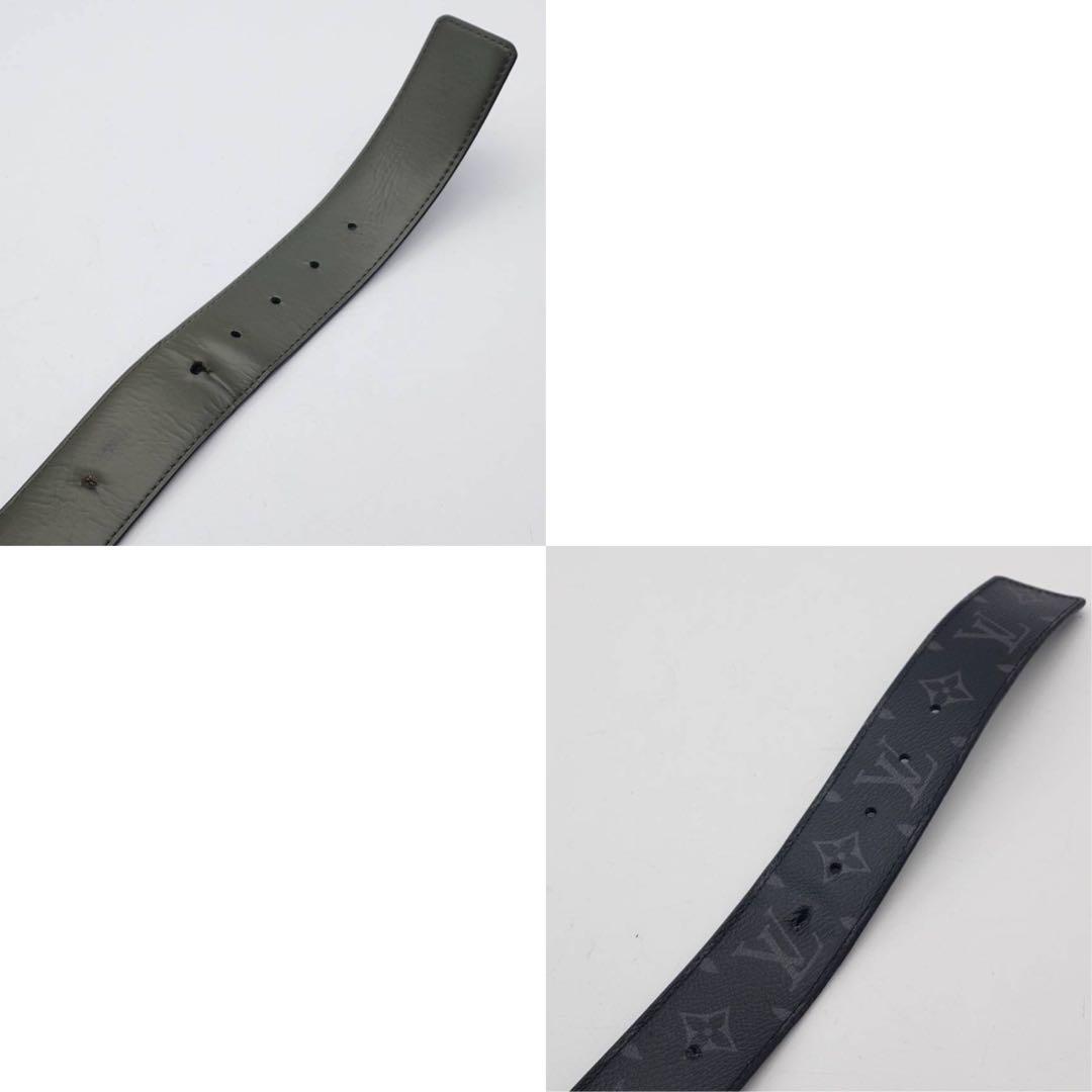 ルイヴィトン サンチュール モノグラム　LVイニシャル　ベルト　リバーシブル