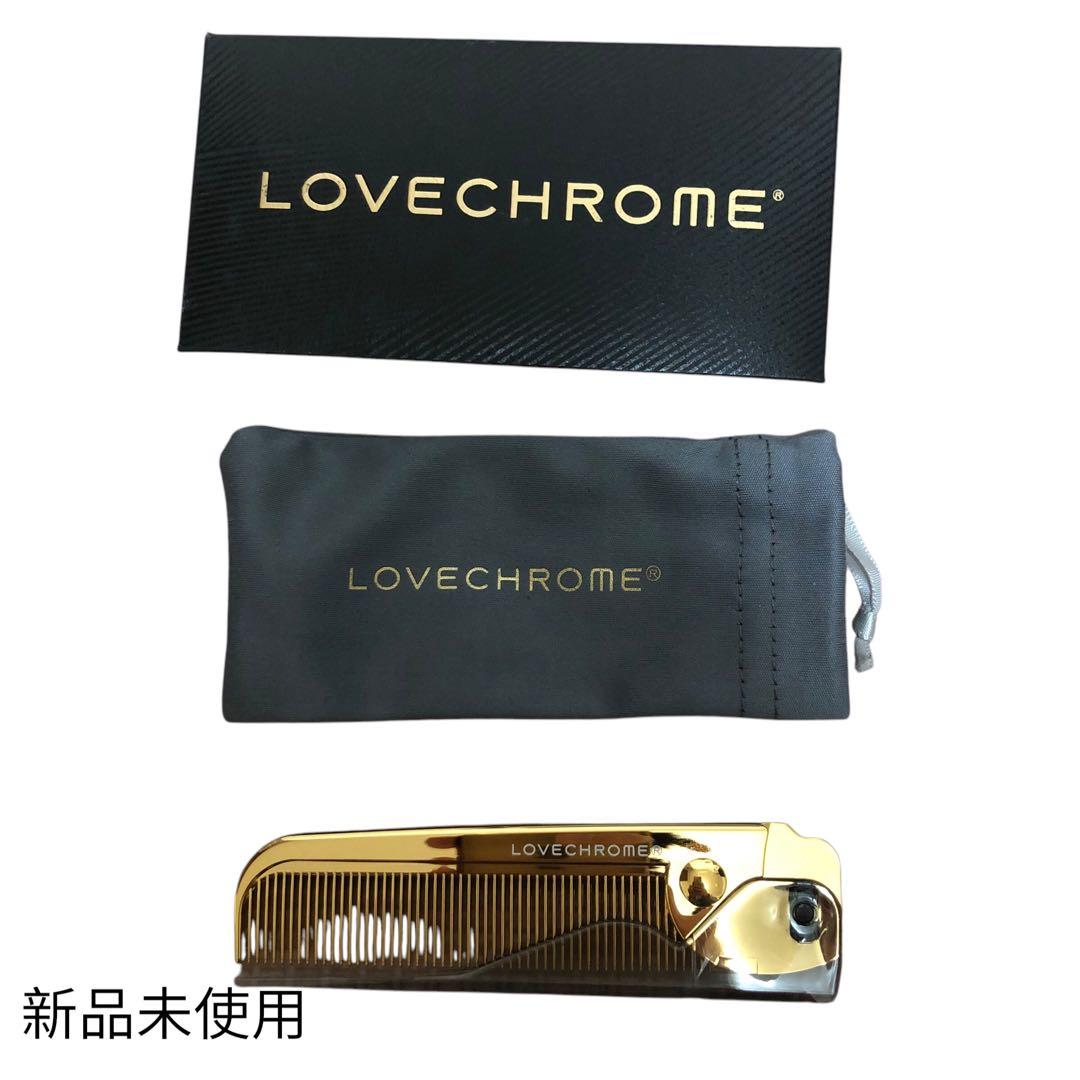 新品　未使用　LOVECHROME K24GPバングスコーム ゴールド