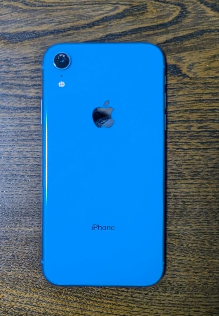 ま*。様 Apple iPhone XR 青 256GB docomo