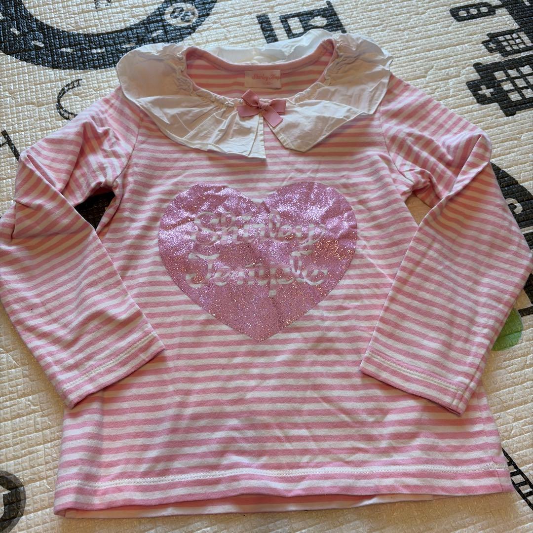 シャーリーテンプル　まとめ売り　ロンT いちご　リボン