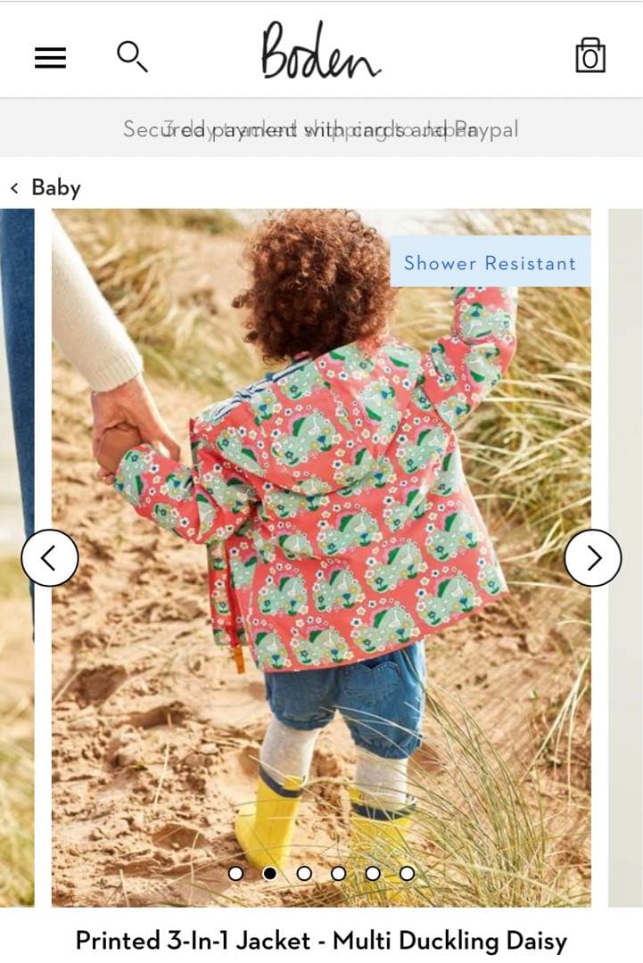 未使用 ボーデン あひる ジャケット コート 104cm