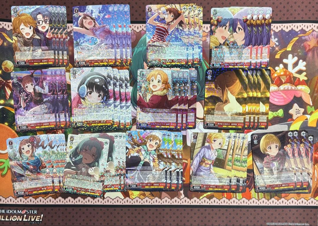 アイドルマスターミリオンライブ ヴァイスシュヴァルツ 1弾4コン+2弾まとめ売り