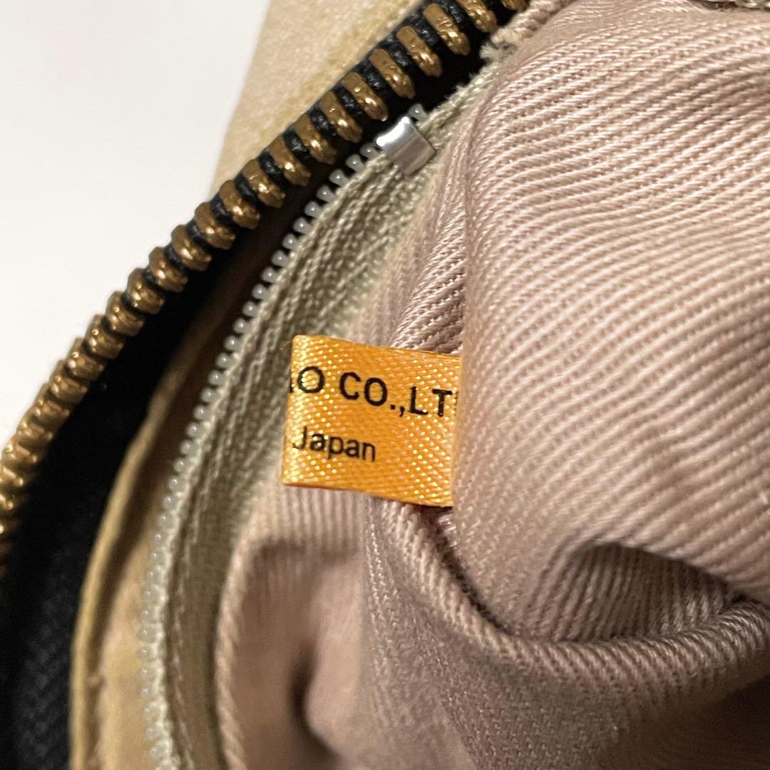 アタオ リュック バックパック マッシュルーム リネン レザー バイカラー 金具