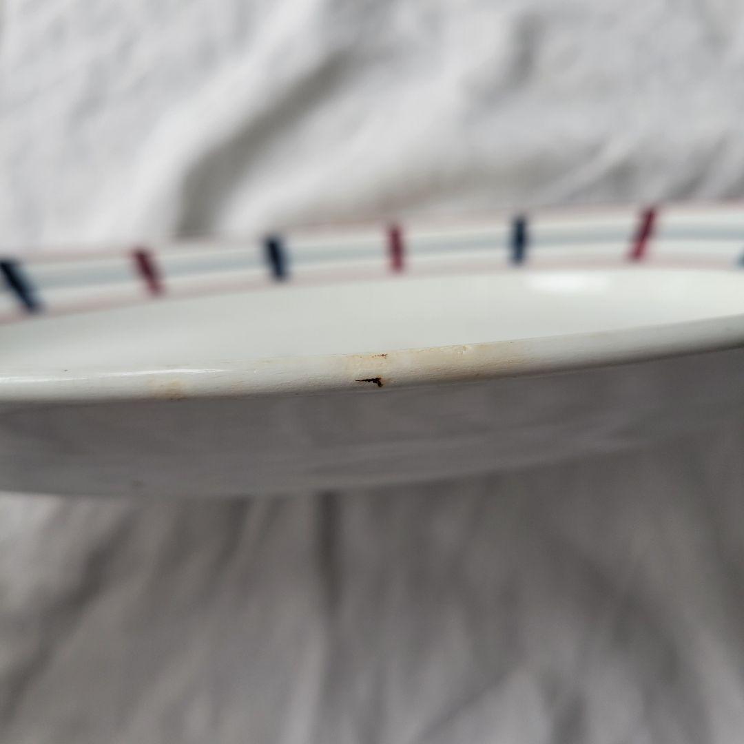 フランス　アンティーク　オーバル皿　バスク