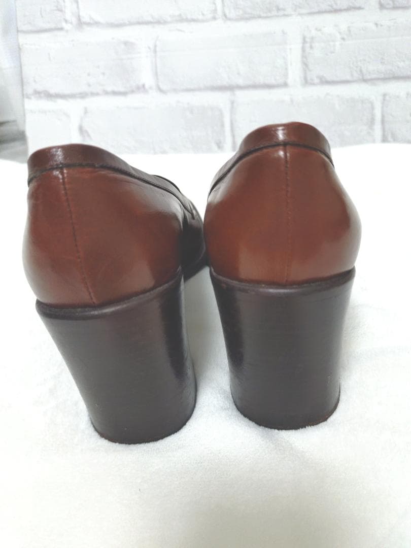 MIU MIU ミュウミュウ ブラウン ヒール パンプス 23.5cm