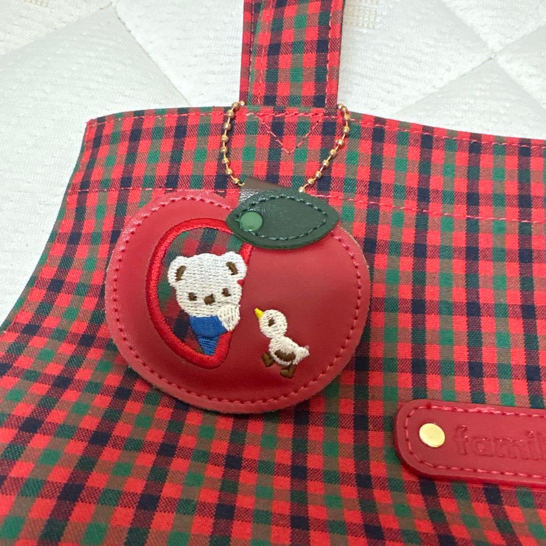美品⭐︎familiar チェック トートバッグ