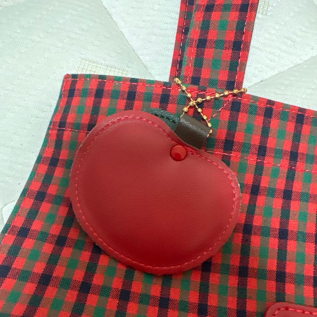 美品⭐︎familiar チェック トートバッグ