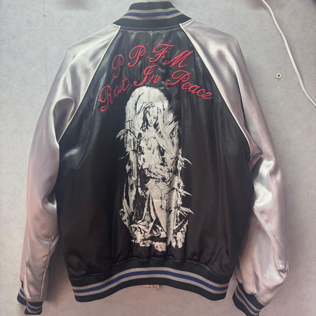 ✨️レア物✨️PPFM スカル刺繍 スカジャン Lサイズ