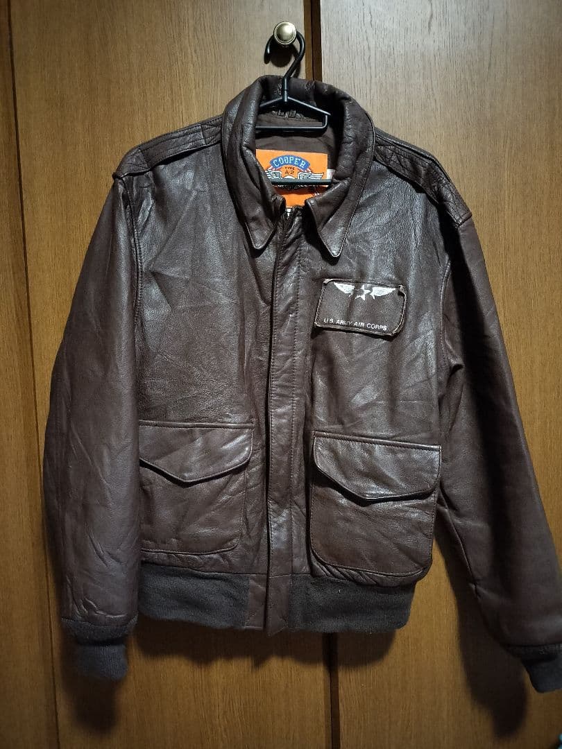 [ 米国製 ] 80s〜90s COOPER A‐2 フライトジャケット 38R
