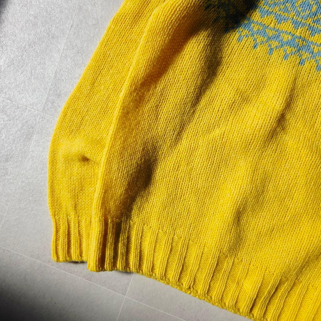 完売品✨英国製 ハーレーオブスコットランド ノルディックセーター 男女兼用