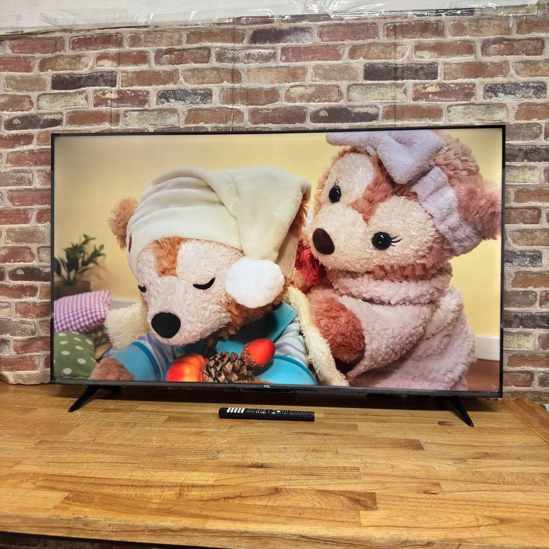2025年製！ TCL 55V型 4K 液晶テレビ 55P61K 動画アプリ搭載
