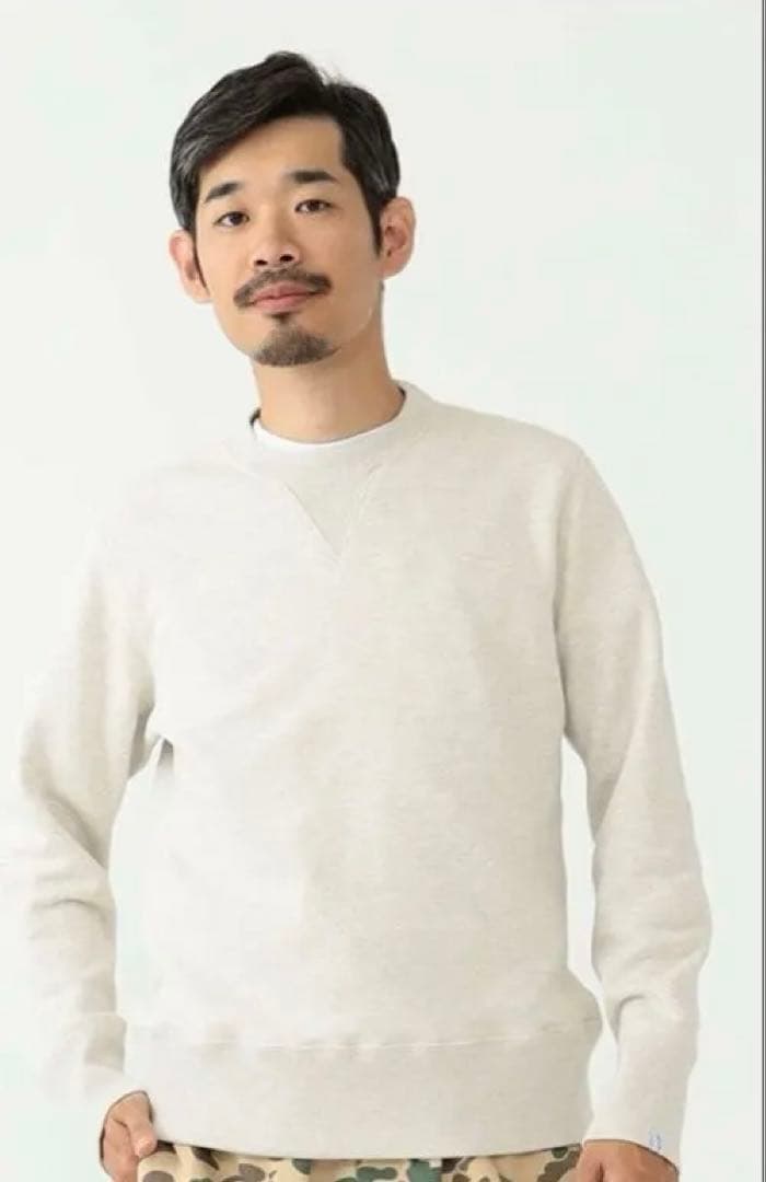 LOOPWHEELER×BEAMS + スウェット オートミール L