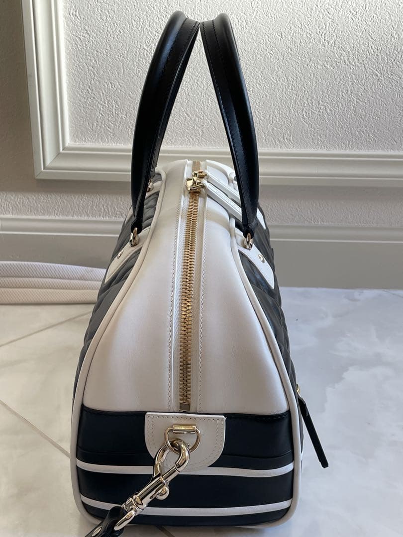 Christian Dior マクロカナージュ ボウリングバッグ ボストンバッグ