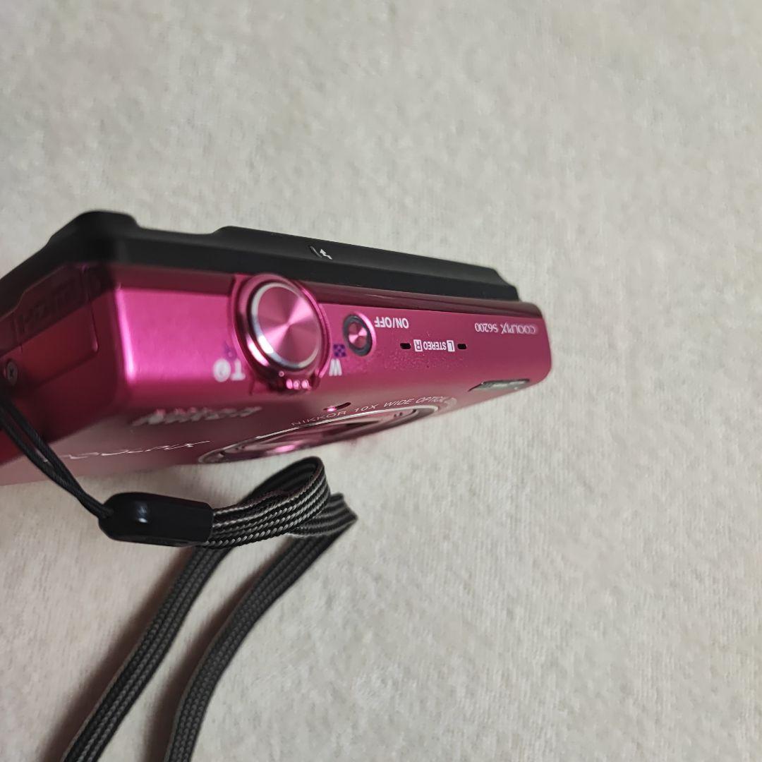 Nikon COOLPIX S6200 ピンク 予備バッテリーあり